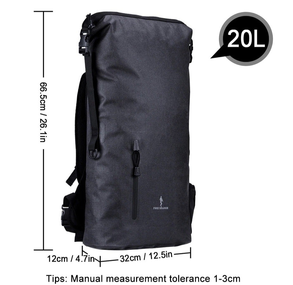 Rolltop Rucksack Für Reisen