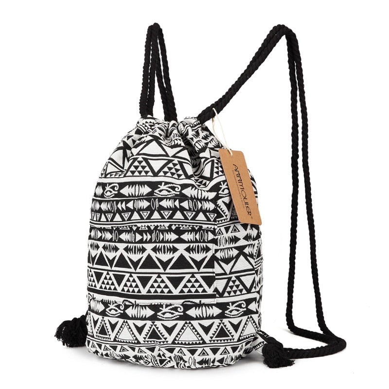 Jahrgang Kordelzug Tasche