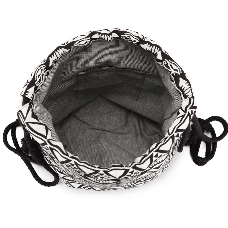Jahrgang Kordelzug Tasche
