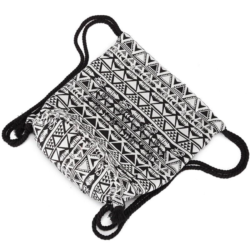Jahrgang Kordelzug Tasche