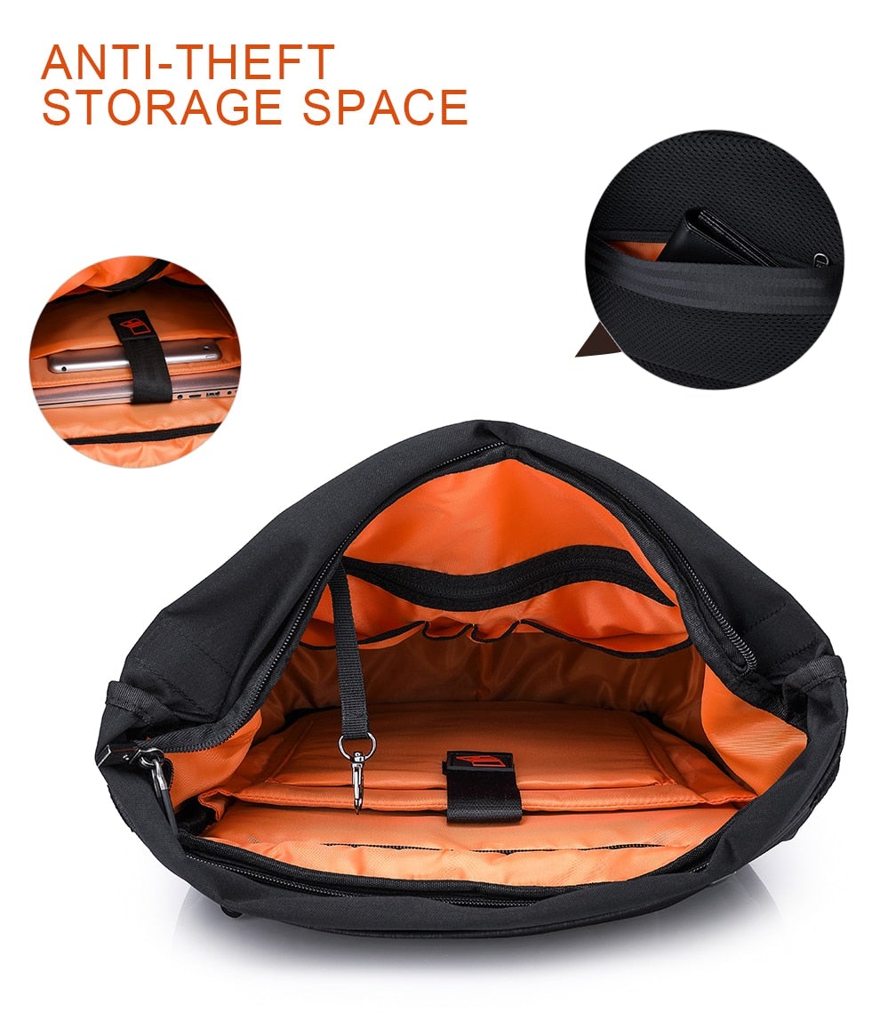 Rolltop Männer Laptop Rucksack