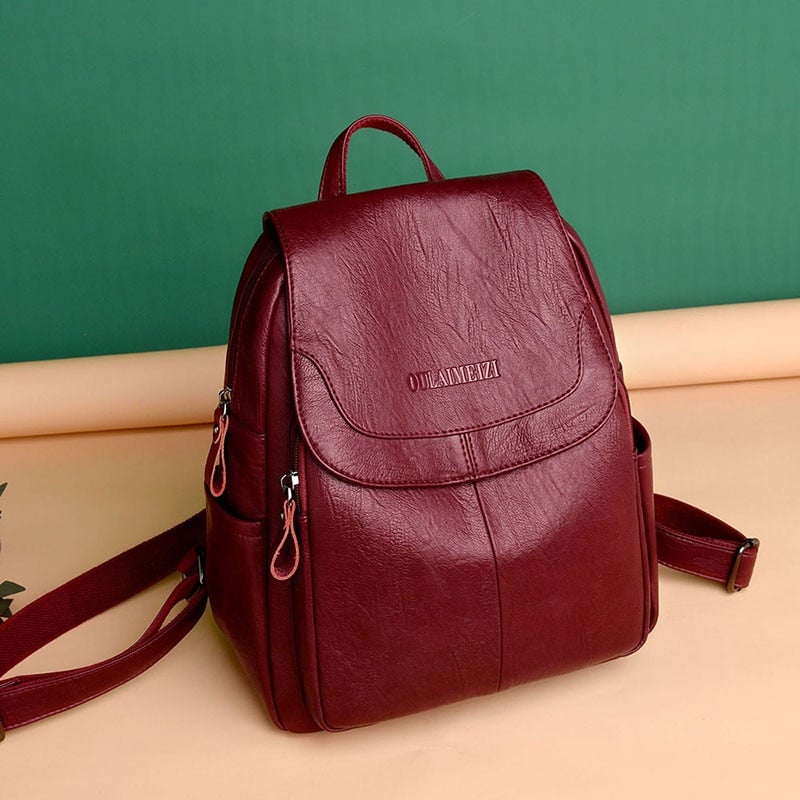 Leder Rucksack Damen