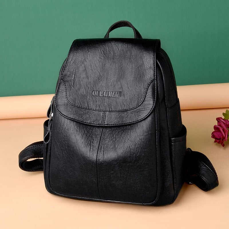Leder Rucksack Damen