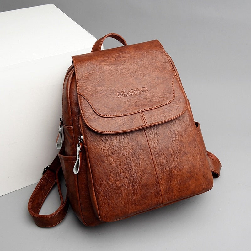 Leder Rucksack Damen