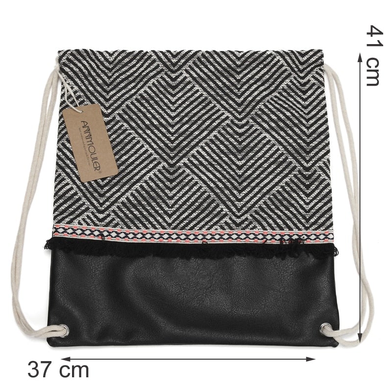 Bohemien Kordelzug Tasche