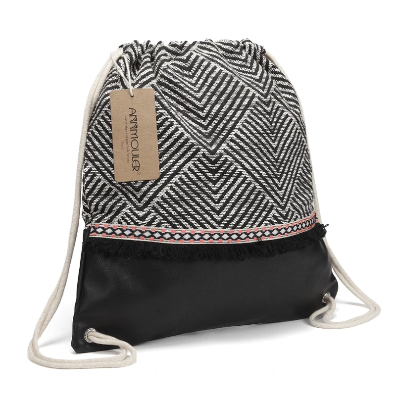 Bohemien Kordelzug Tasche