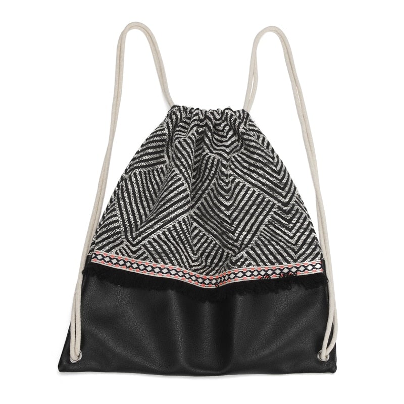 Bohemien Kordelzug Tasche