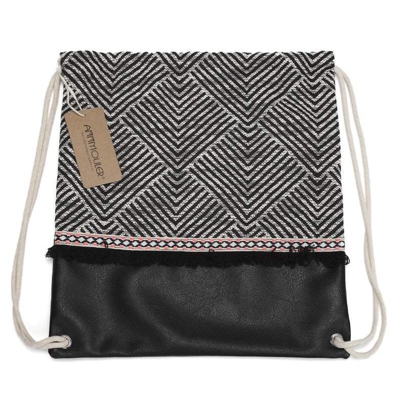 Bohemien Kordelzug Tasche