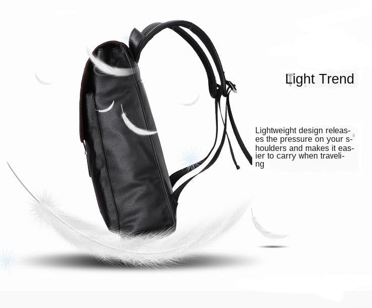 Laptop Leder Rucksack