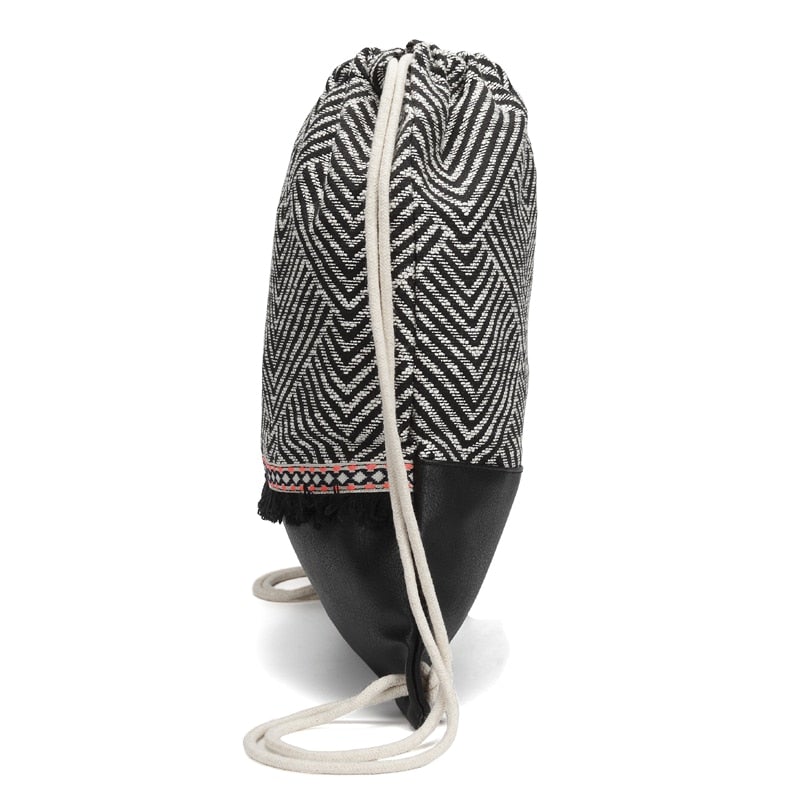 Bohemien Kordelzug Tasche