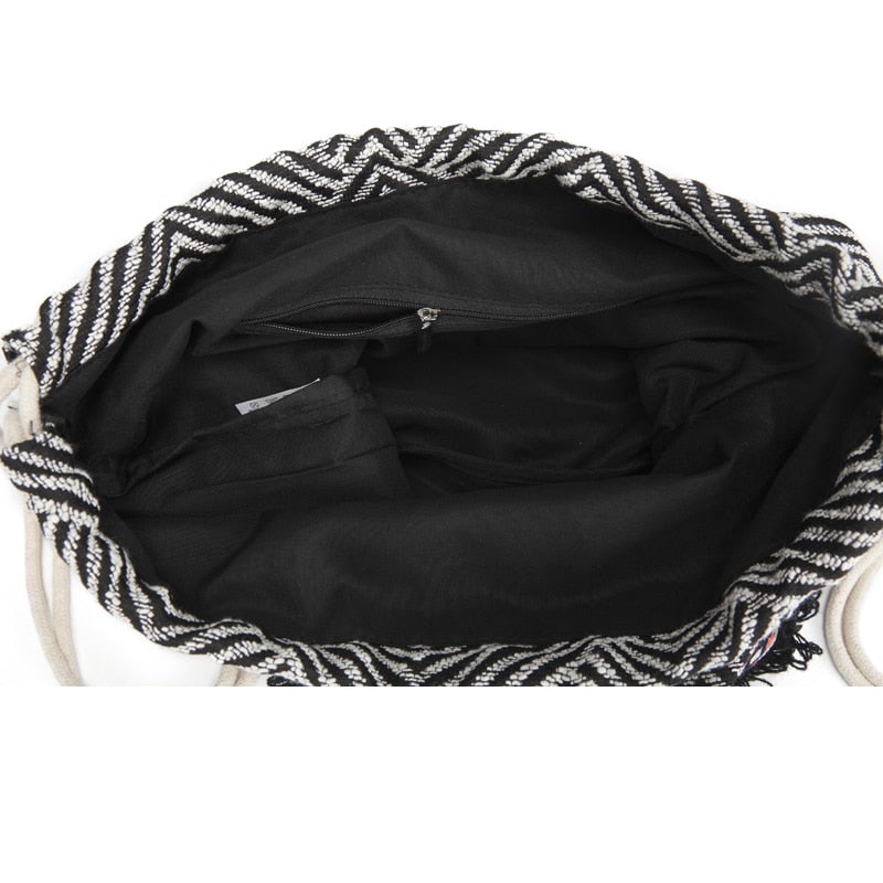 Bohemien Kordelzug Tasche