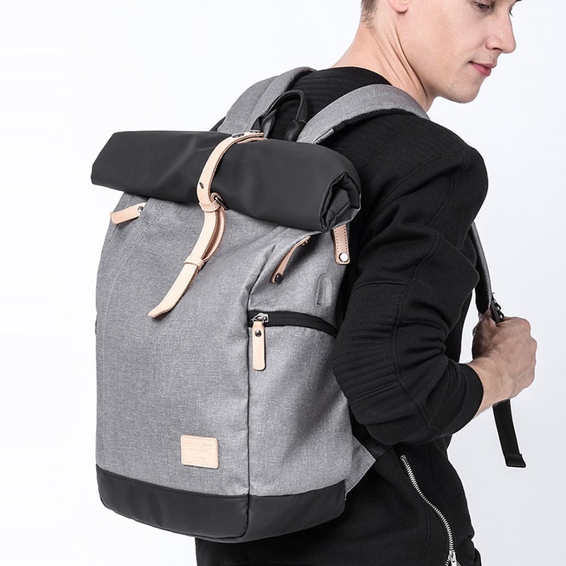 Wasserdichter Rolltop Rucksack Damen