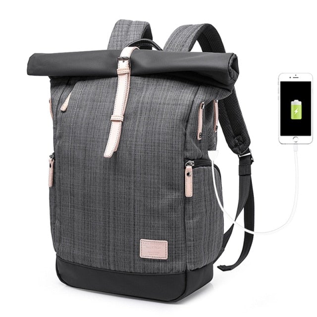 Wasserdichter Rolltop Rucksack Damen
