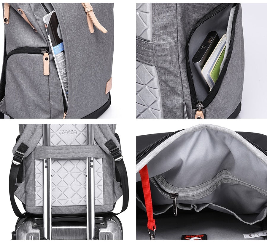 Wasserdichter Rolltop Rucksack Damen