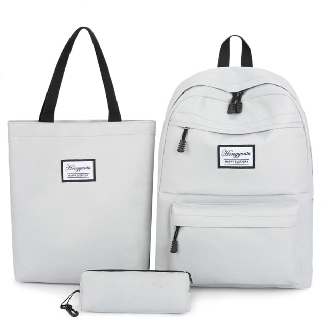 Damen Rucksack 4Stücke Set
