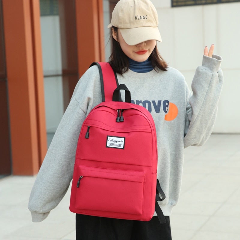 Damen Rucksack 4Stücke Set