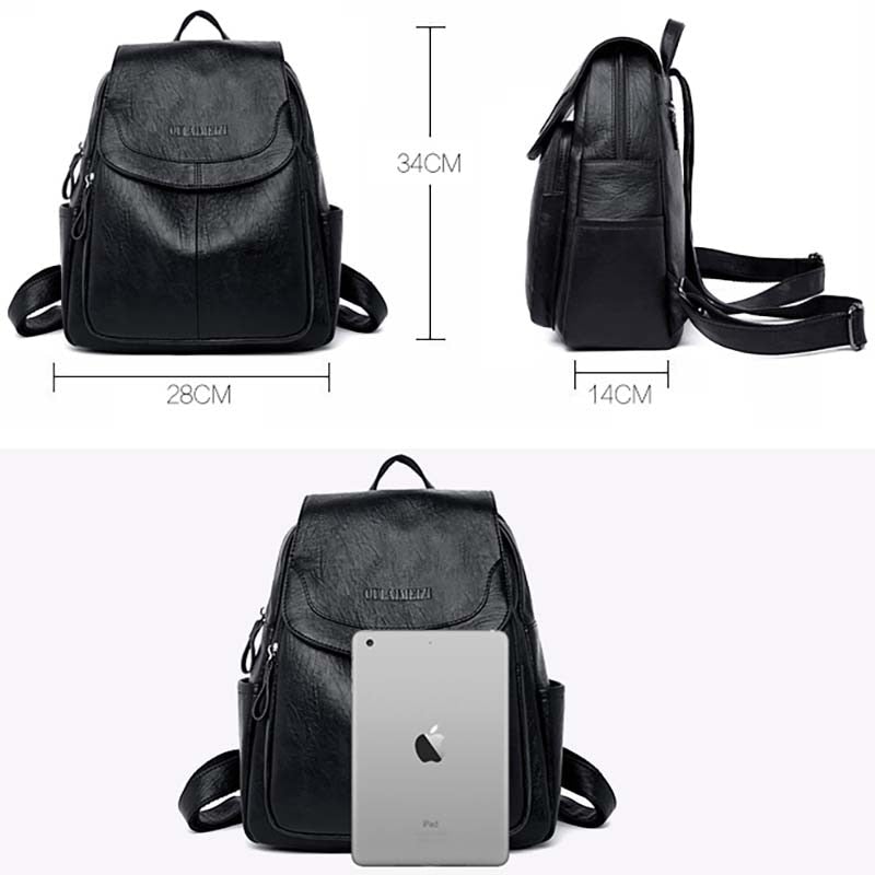 Leder Rucksack Damen