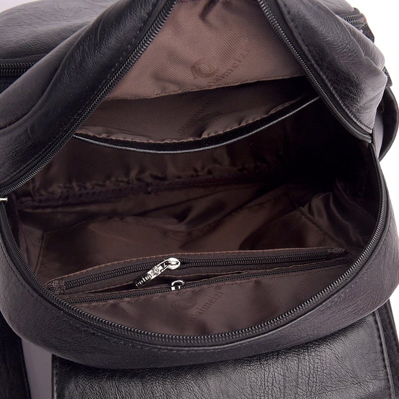 Leder Rucksack Damen