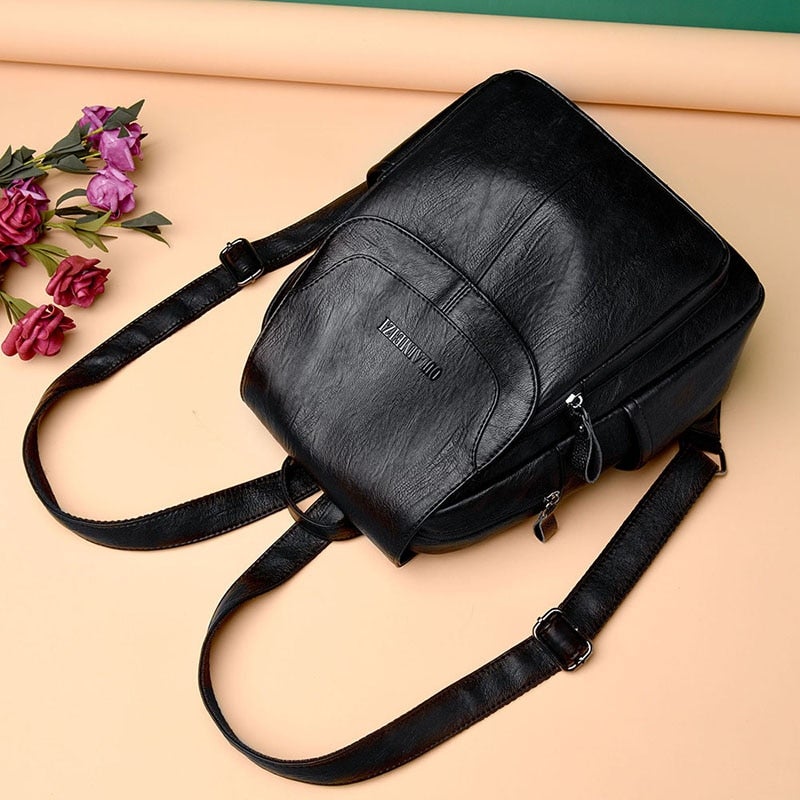 Leder Rucksack Damen