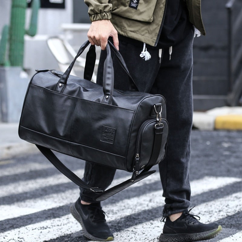 Leder Reisen Tasche