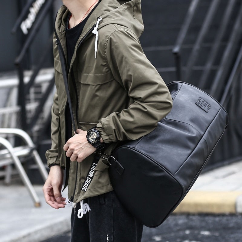 Leder Reisen Tasche