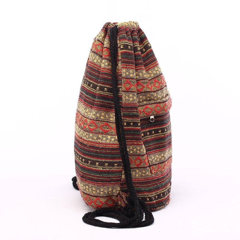 Hipster Kordelzug Tasche