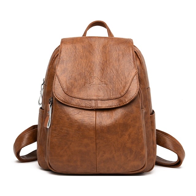Leder Rucksack Damen