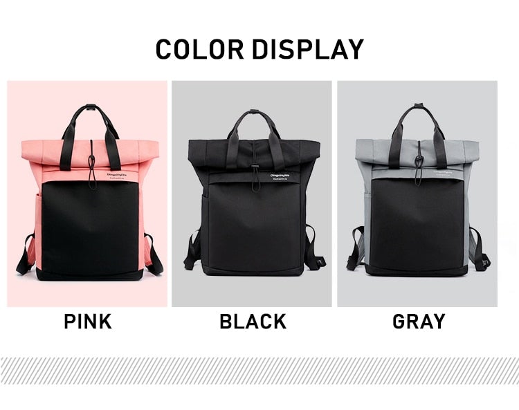 Rolltop Damen Rucksack
