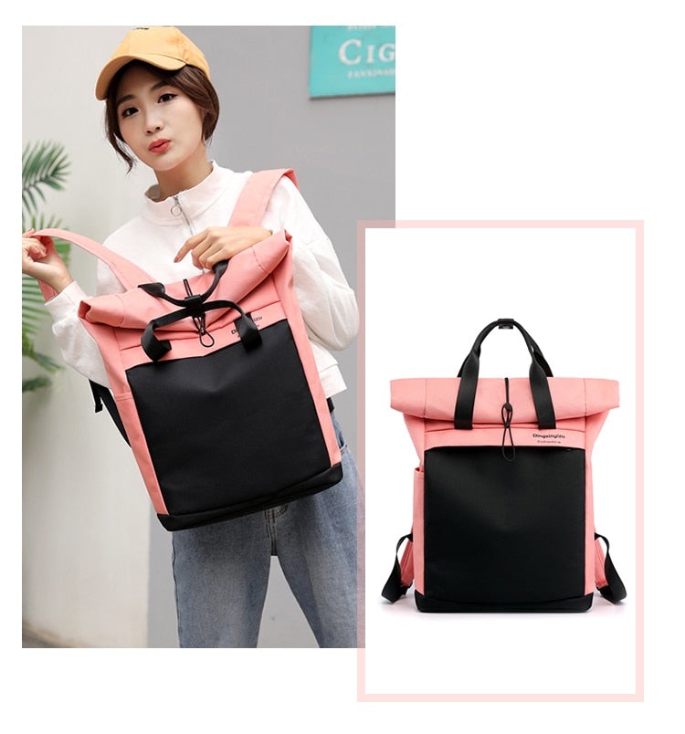 Rolltop Damen Rucksack