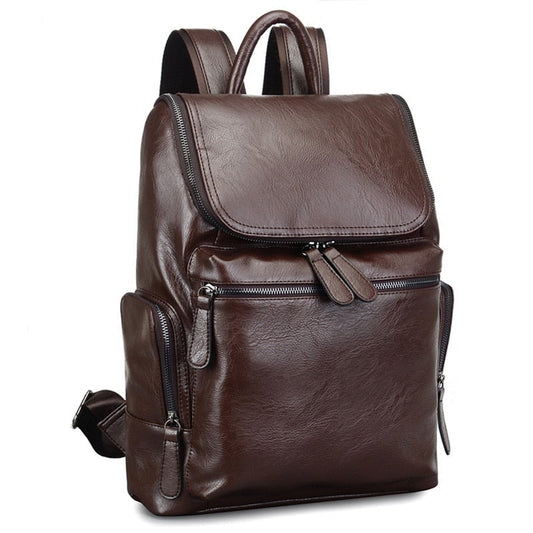 Leder Schulter Rucksack