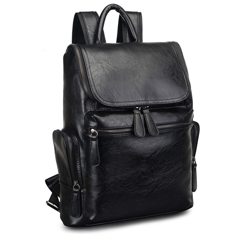 Leder Schulter Rucksack