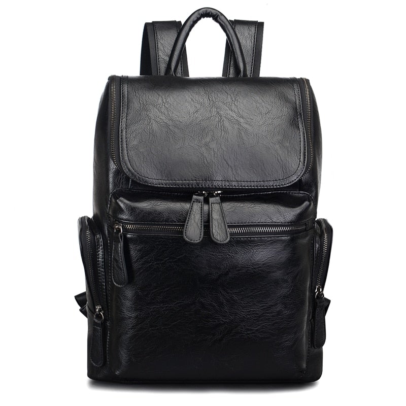 Leder Schulter Rucksack