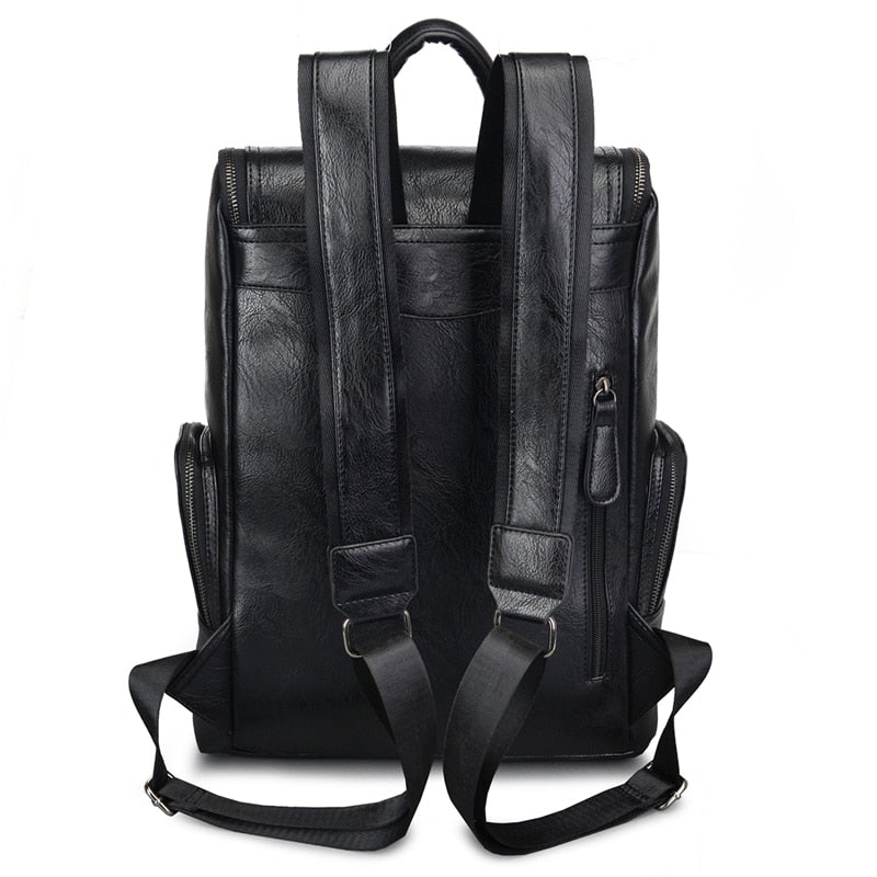 Leder Schulter Rucksack