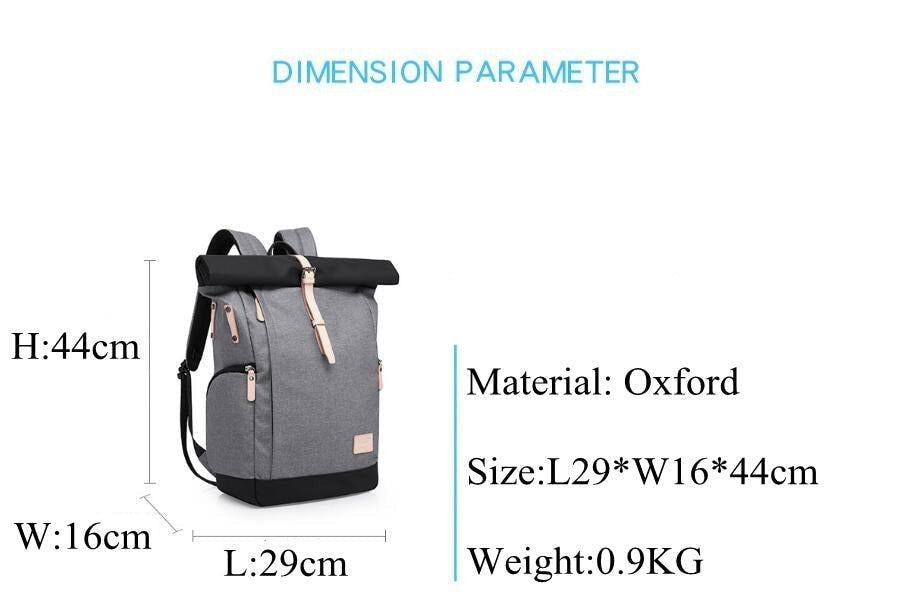 Rolltop Rucksack Für Laptop