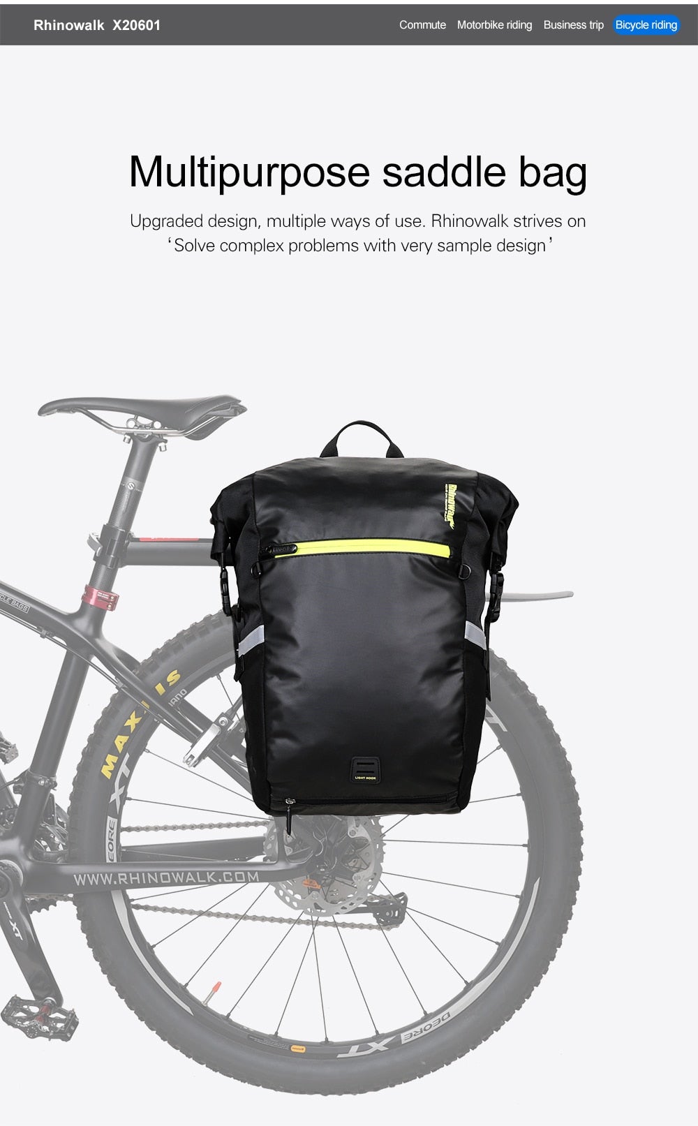 Multifunktional Fahrrad Rucksack