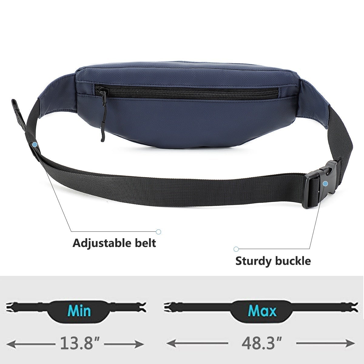 Reisen Taille Tasche Leder