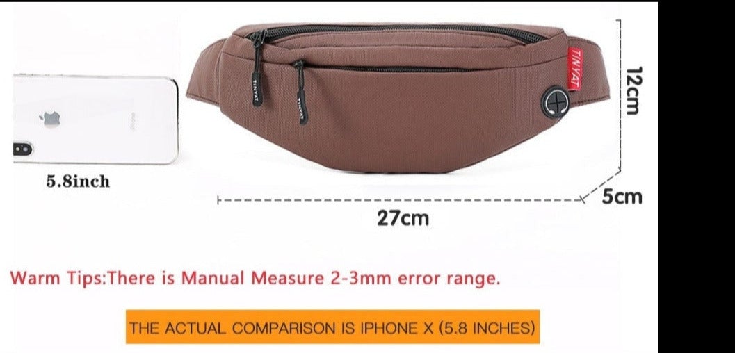 Reisen Taille Tasche Leder