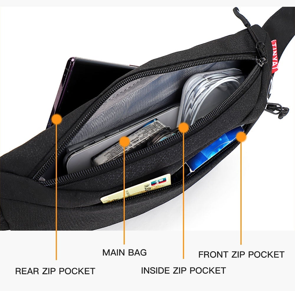Reisen Taille Tasche Leder
