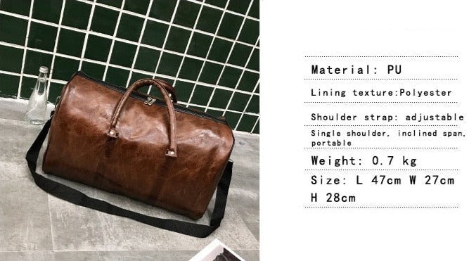 Leder Wochenende Tasche