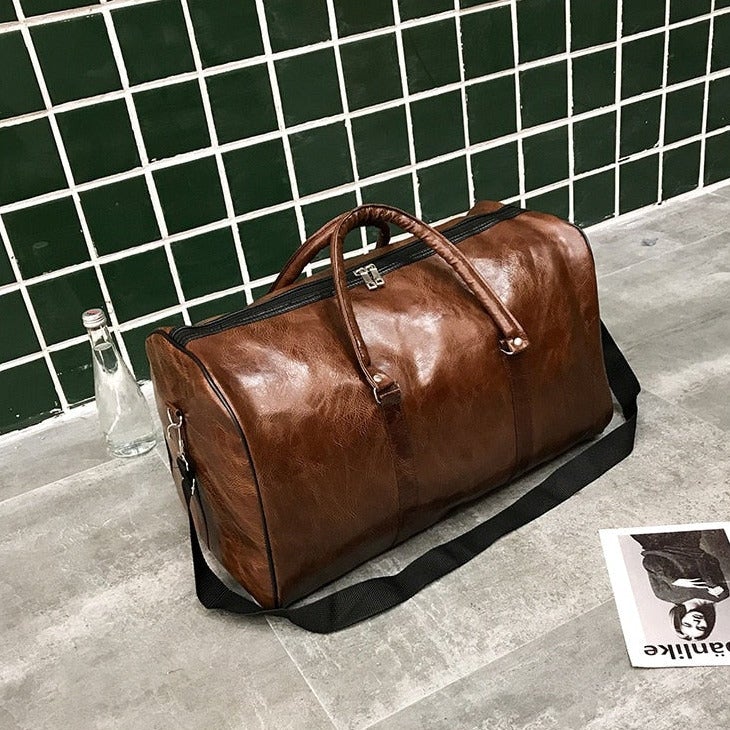 Leder Wochenende Tasche