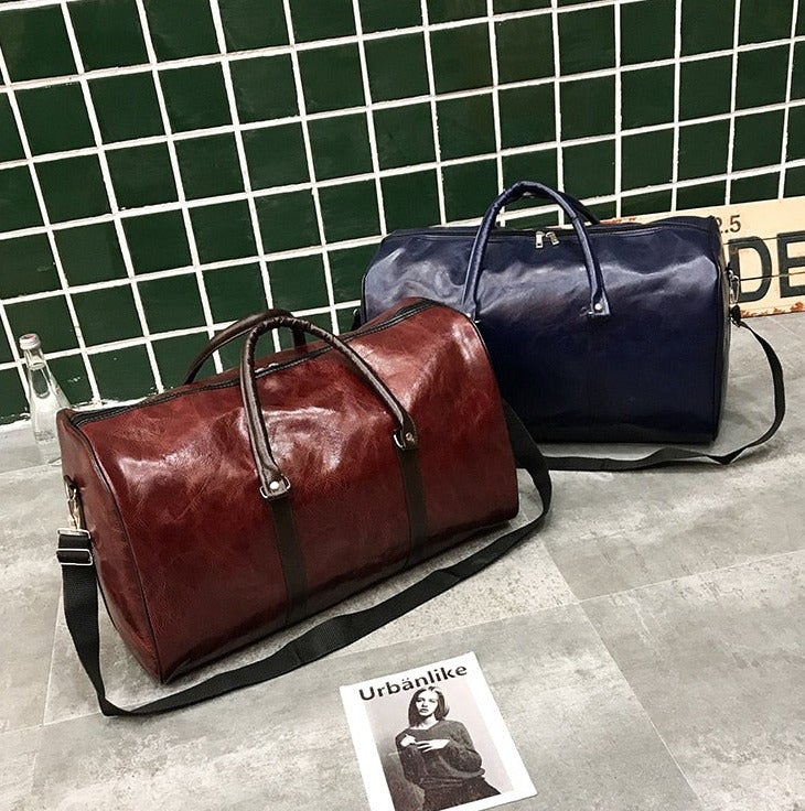 Leder Wochenende Tasche