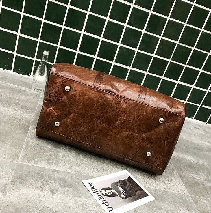 Leder Wochenende Tasche