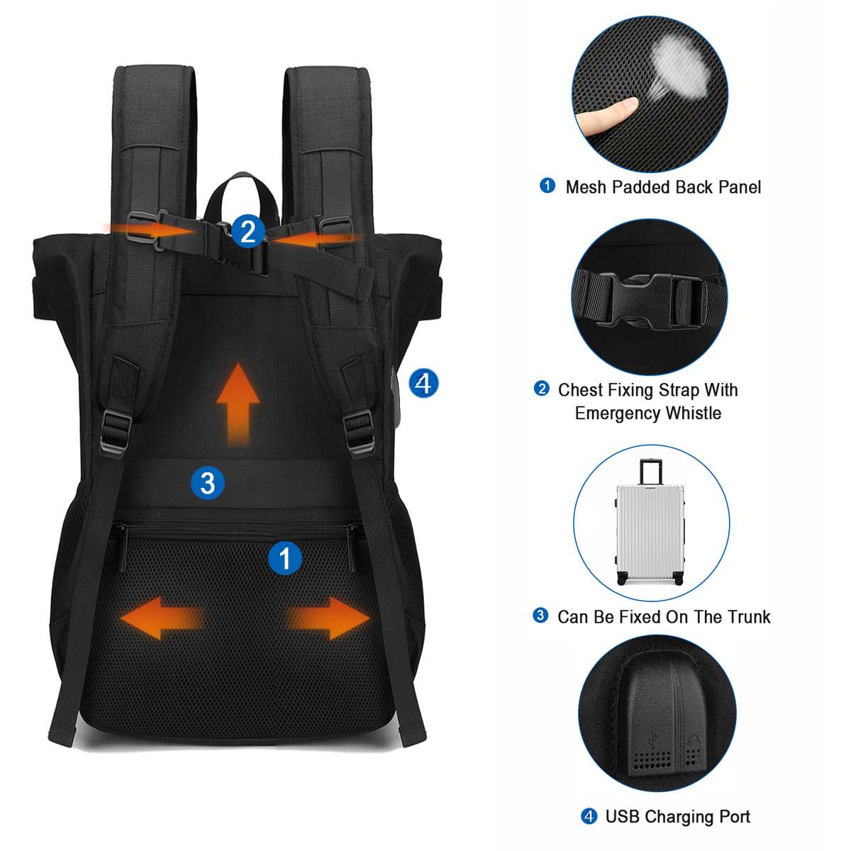 Leicht RollTopRucksack