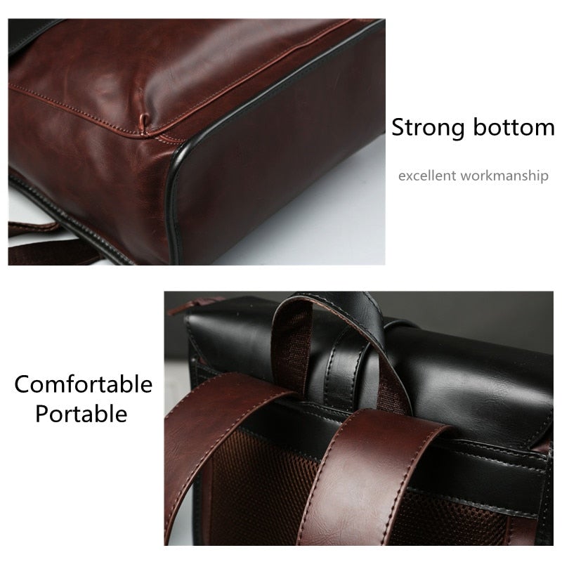 Business Rucksack Aus Leder