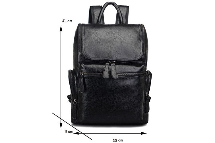 Leder Schulter Rucksack