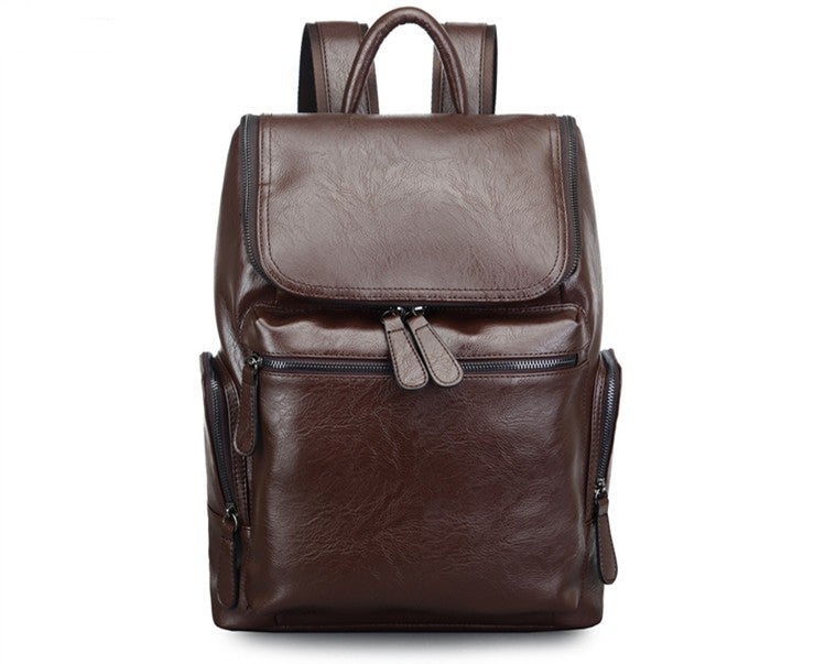Leder Schulter Rucksack
