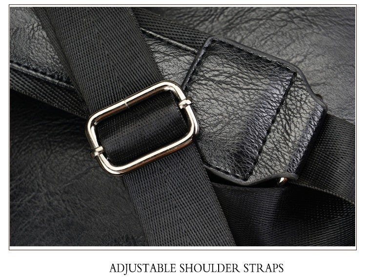 Leder Schulter Rucksack