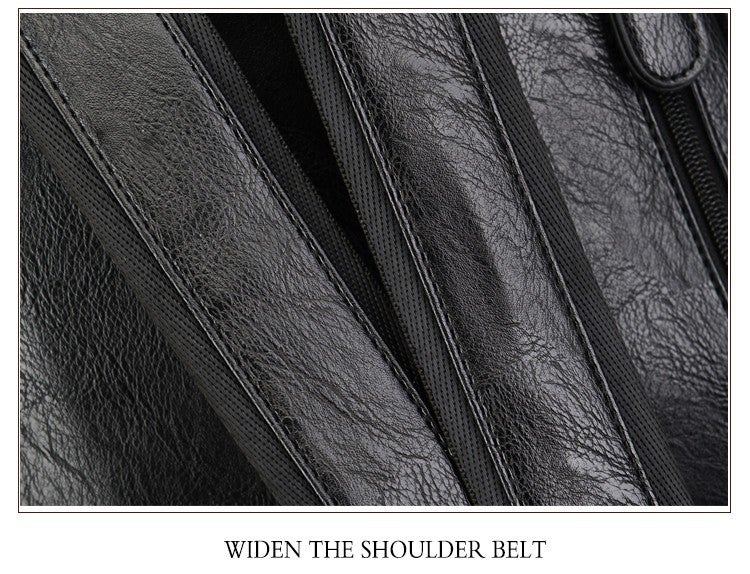 Leder Schulter Rucksack