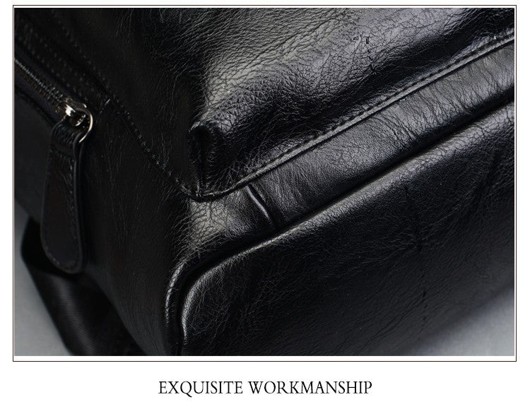 Leder Schulter Rucksack