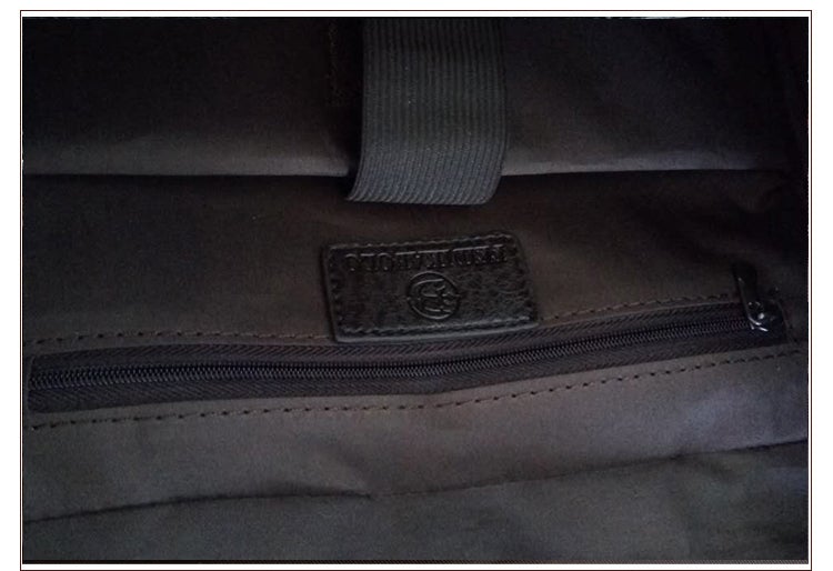 Leder Schulter Rucksack